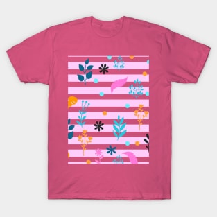 Persiana rosa, patrón T-Shirt